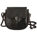 Luxusní dámská kožená crossbody kabelka GW Manoli, tmavě hnědá