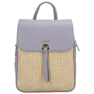 Stylový dámský kombinovaný batoh Ermis, jemná fialová