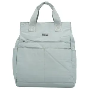 Stylový dámský textilní batoh Coveri Vizma, šedý