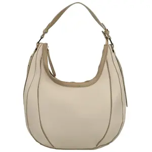 Módní dámská koženková kabelka na rameno Erlea, béžová