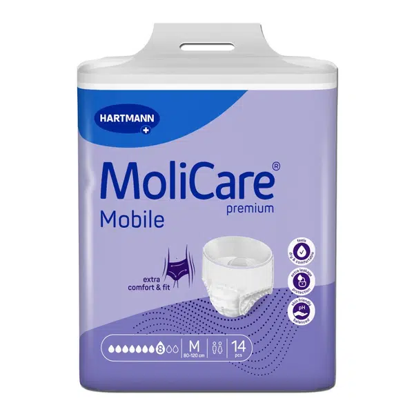 Inkontinenční kalhotky natahovací MoliCare Mobile 8k M 14ks