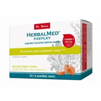HerbalMed pastilky Dr.Weiss islandský lišejník tymián med vitamin C 24+6ks