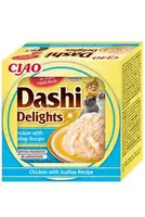 Churu Cat Ciao Dashi kuře s hřebenatkou 70g