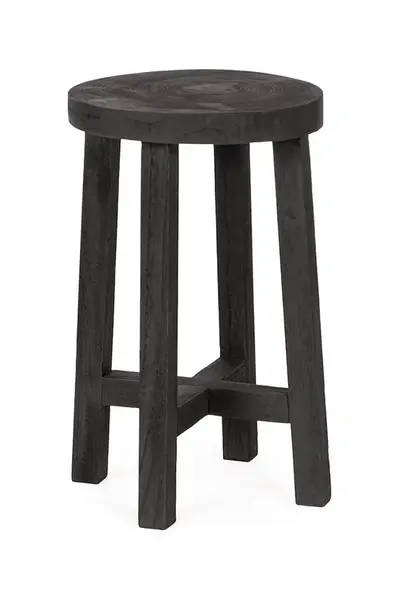 Stůl Bizzotto Yako 31 x 50 cm černá barva