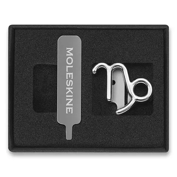 Ozdoba na zápisník Moleskine, symboly zvěrokruhu - Kozoroh (22. 12. - 20. 1.)