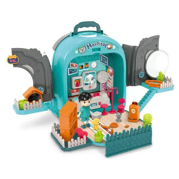 3v1 Mazlíček v modrém batohu PES