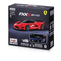Maisto RC - 1:41 DIE-CAST METAL se světly, Ferrari FXX-K EVO, červené, XTR, Bluetooth 5.