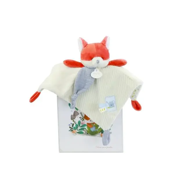 Doudou Dárková sada Plyšový muchláček liška Romarin 27 cm