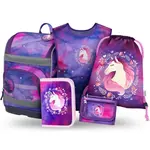 BAAGL SADA 5 Zippy Plus Kůň: aktovka, penál, sáček, zástěra, peněženka