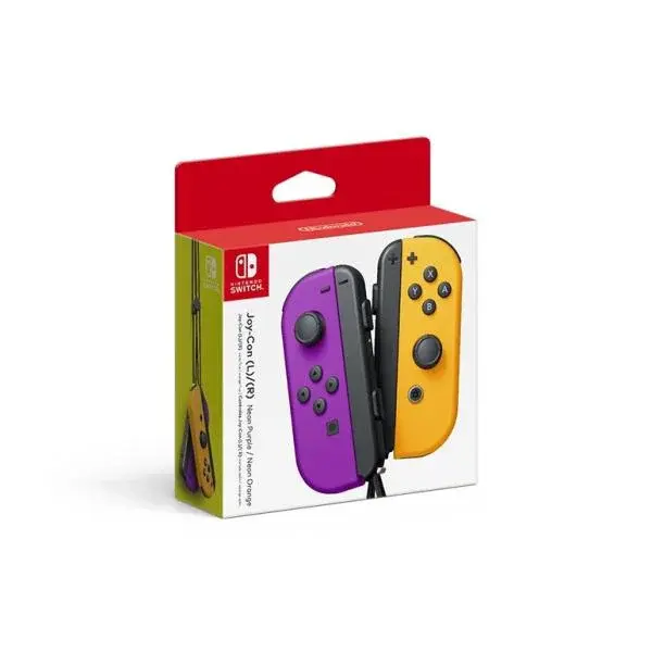 Joy-Con pár Neon fialová/Neon oranžová