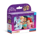 Obrázkové kostky - Princess, 6 kostek