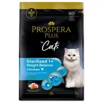 Prospera Plus Sterilizovaný 1+ Kurča Váhová rovnováha 7kg