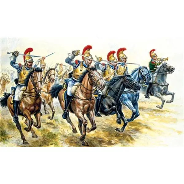 Model Kit figurky 6003 - FRENCH HEAVY Cavalry (NAP. WARS) (1:72)