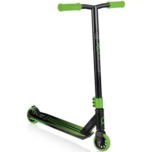 Globber Freestyle Koloběžka STUNT SCOOTER GS 360 Black - lime green