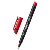 Permanentní popisovač STABILO OHPen 841 S - červený