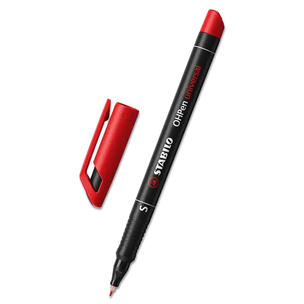 Permanentní popisovač STABILO OHPen 841 S - červený