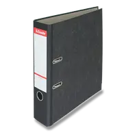 Pákový pořadač Esselte Mramor, A4, 75 mm - černý