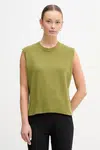 Vesta s přídavkem vlny United Colors of Benetton béžová barva, 126WD10BA