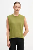 Vesta s přídavkem vlny United Colors of Benetton béžová barva, 126WD10BA