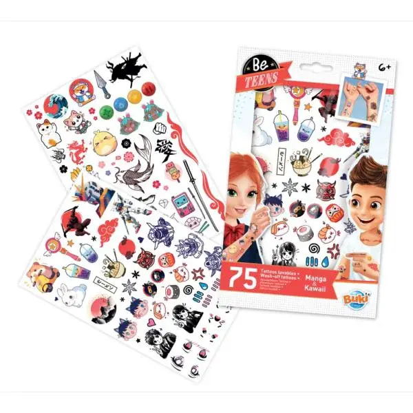 BeTeens Dočasné tetování ve stylu MANGA & KAWAII