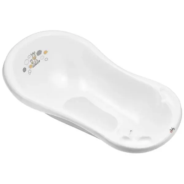 Maltex Vanička se zátkou a protiskluzovou podložkou Zebra 84 cm - White