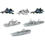 Vojenská sada lodě a letadla set