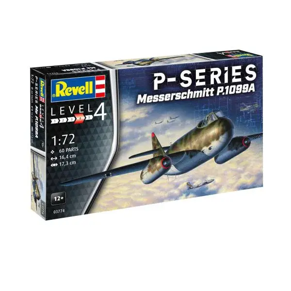 Plastic ModelKit letadlo 03774 - Messerschmitt P.1099A - P-Series (1:72)