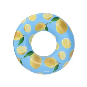 Kruh nafukovací 119cm design a vůně citronu v krabičce