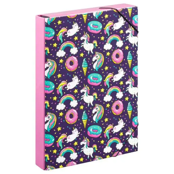 Tabule na školní sešity A4 Jumbo Jednorožec