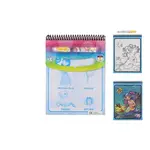 Kouzelné malování vodou/blok s tužkou princezny, 4 listy