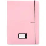 Sešit PP Oxybook, na gumičku, formát A4, 40 listů - PASTELINI růžový
