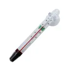 Skleněný teploměr s přísavkou