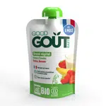 Příkrm ovocno-obilný BIO Ovesný dezert s jahodou a banánem 90g Good Gout