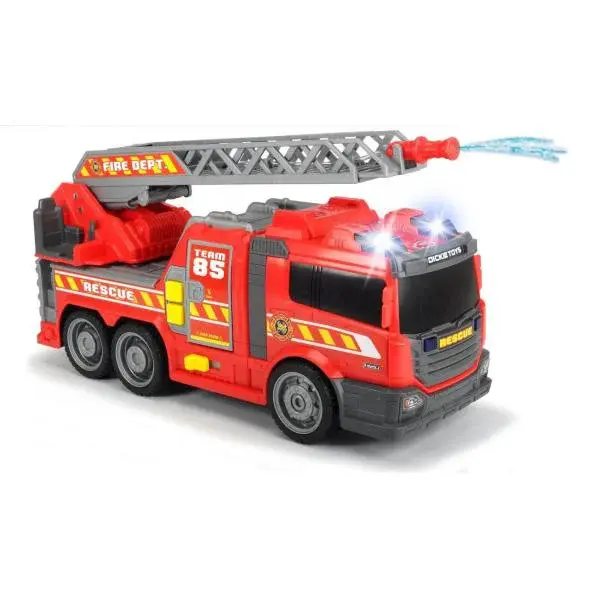 AS Hasičské auto, 36cm, světlo a zvuk, ruční pumpa - stříkačka