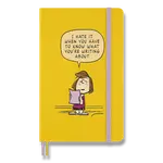 Zápisník Moleskine Peanuts - tvrdé desky L, linkovaný, žlutý