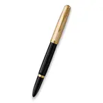 Parker 51 Deluxe Black GT 18K hrot F