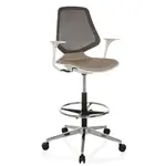 MID.YOU OTOČNÁ ŽIDLE, síťovina, béžová