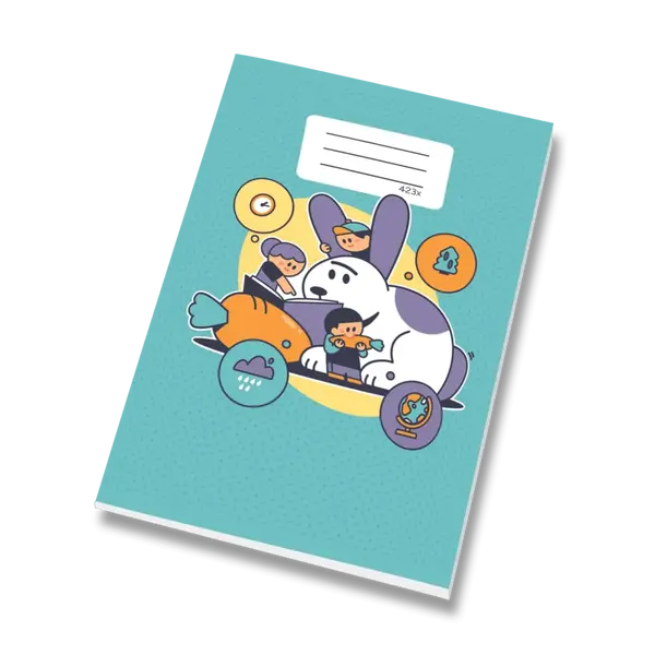 Školní sešit Premium 423x - A4, linkovaný, 20 listů