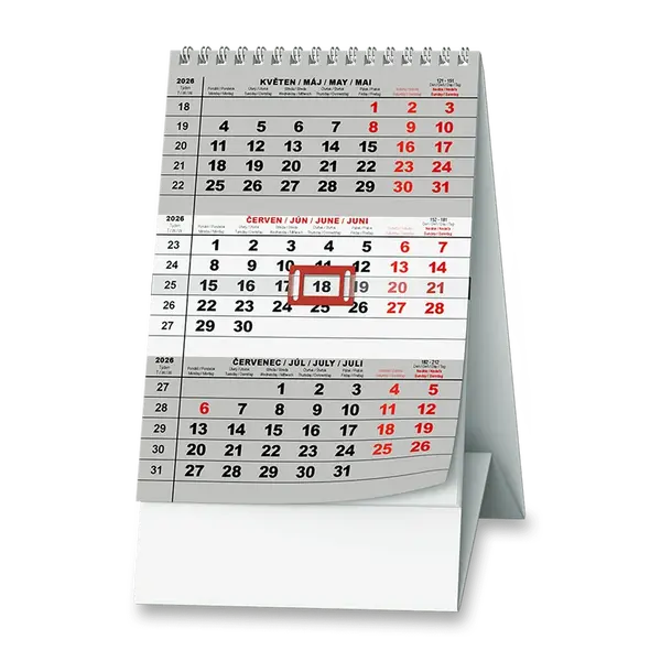 MINI tříměsíční 2026 - stolní kalendář