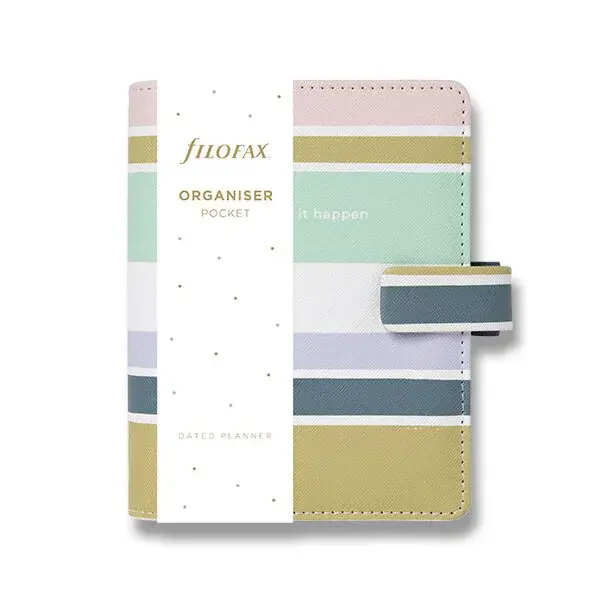 Kapesní diář Filofax Good Vibes - stripes