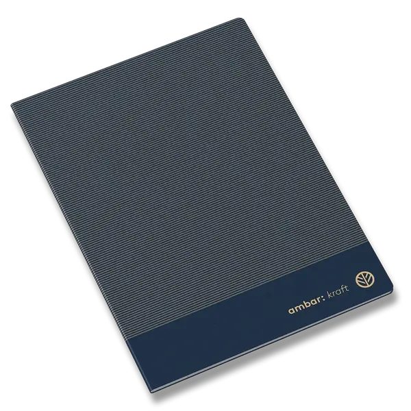 Školní sešit Kraft - A4, linkovaný, 48 listů, mix barev