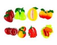 Súprava magnetiek (8 ks) Zelenina, ovoce%