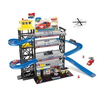 Velká parkovací garáž s heliportem - náhradní obal