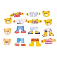 Bigjigs Toys Oblékací puzzle Medvědí rodinka