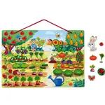 Janod Magnetická zahrada skládačka s tabulí na zavěšení