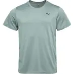 Puma M TAD ESSENTIALS SOLID CAT TEE Pánské triko, světle zelená, velikost