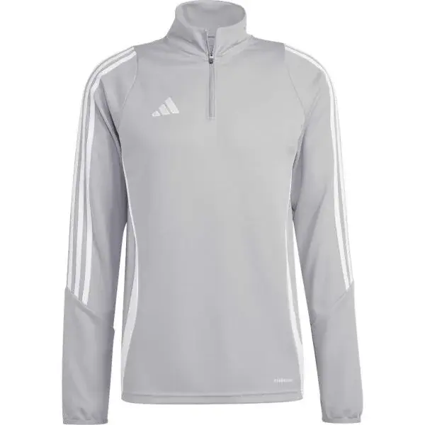 adidas TIRO24 TRAINING TOP Pánská mikina, šedá, velikost XXL