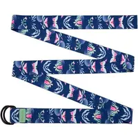 Spokey THE BLOOM BELT Pás na cvičení jógy, tmavě modrá, velikost