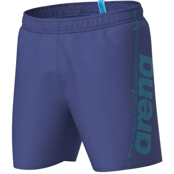 Arena FUNDAMENTALS LOGO BOXER Pánské sportovní šortky, fialová, velikost