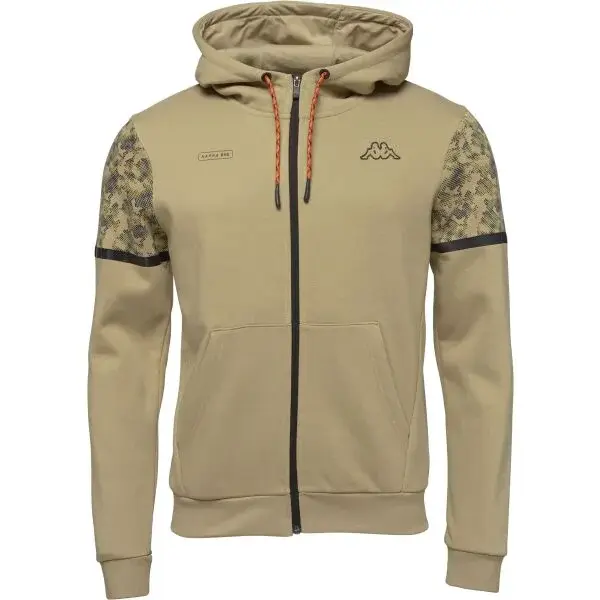 Kappa LOGO GENZO Pánská mikina, béžová, velikost